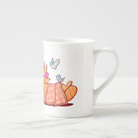 Morning Meow - Schattigee Cat Mok (Rechts)