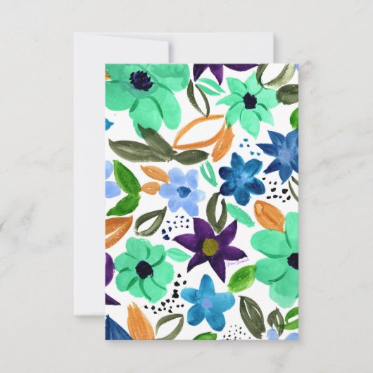 Morning Mint bedankje / briefkaart (Voorkant)