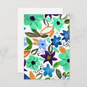 Morning Mint bedankje / briefkaart (Voorkant / Achterkant)