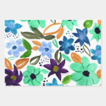 Morning Mint inpakpapier vellen