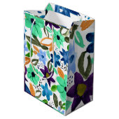 Morning Mint medium geschenktas Cadeauzakje (Achterkant Gekanteld)