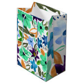 Morning Mint medium geschenktas Cadeauzakje (Voorkant Gekanteld)