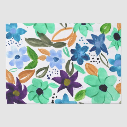 Morning Mint tissue Tissuepapier (Voorkant)
