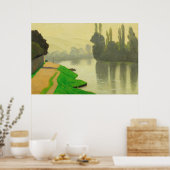 Morning Mist bij Andelys - Felix Vallotton Poster (Keuken)