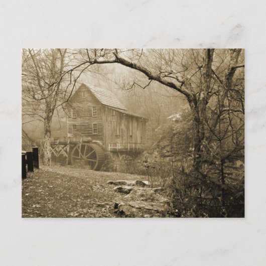 Morning Mist Briefkaart (Voorkant)