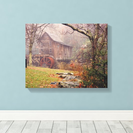 Morning Mist Canvas Afdruk (Insitu (Houten vloer))