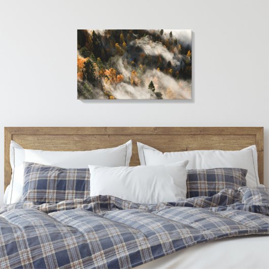 Morning Mist Canvas Afdruk (Insitu (Slaapkamer))