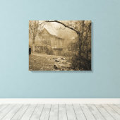 Morning Mist Canvas Afdruk (Insitu (Houten vloer))