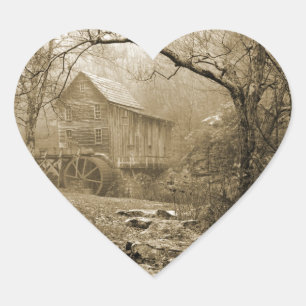 Morning Mist Hart Sticker