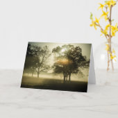 Morning Mist Kaart (Gele Bloem)