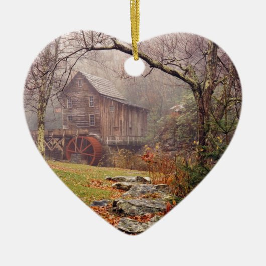 Morning Mist Keramisch Ornament (Voorkant)