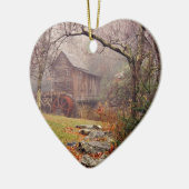 Morning Mist Keramisch Ornament (Links)