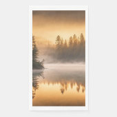 Morning Mist op de rivier in de Pines Servet (Voorkant)