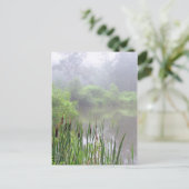 Morning Mist op Pond Briefkaart (Staand voorkant)