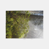 Morning Mist op Rhododendron Fleece Deken (Voorkant (Horizontaal))