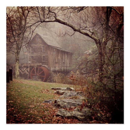 Morning Mist Poster (Voorkant)