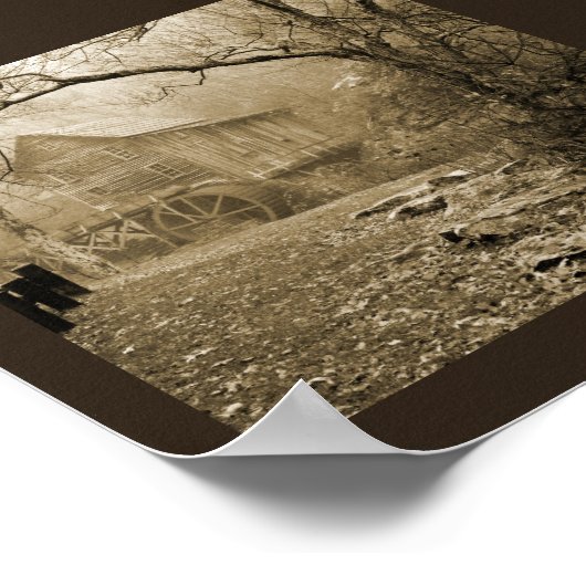 Morning Mist Poster (Hoek)