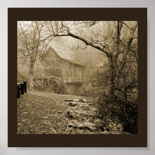 Morning Mist Poster (Voorkant)