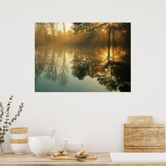 Morning Mist Poster (Keuken)