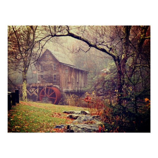 Morning Mist Poster (Voorkant)