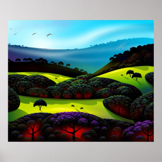 Morning Mist Poster (Voorkant)