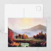 Morning Mist Rising in Plymouth, NH Briefkaart (Voorkant / Achterkant)