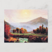 Morning Mist Rising in Plymouth, NH Briefkaart (Voorkant)