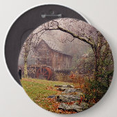 Morning Mist Ronde Button 6,0 Cm (Voorkant /achterkant)