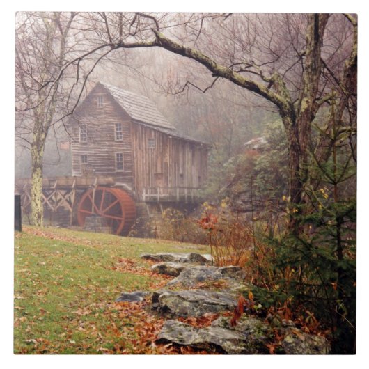 Morning Mist Tegeltje (Voorkant)