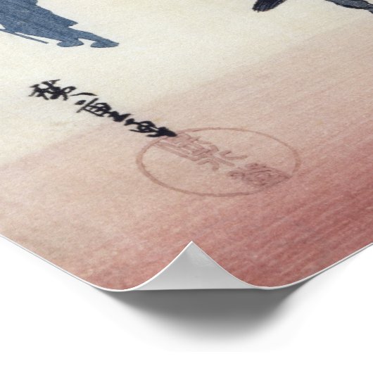 Morning Mist van Mishima Poster (Hoek)