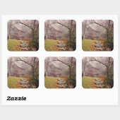 Morning Mist Vierkante Sticker (Vel)