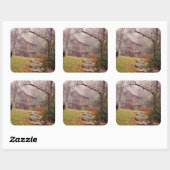 Morning Mist Vierkante Sticker (Vel)