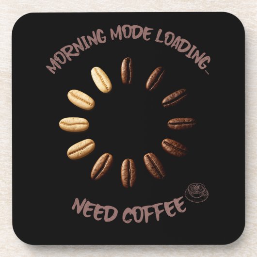 Morning Mode Loading Coaster Bier Onderzetter (Voorkant)