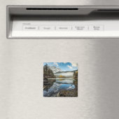 Morning Mood | Meer van Eibsee Magneet (Insitu (Vaatwasser))