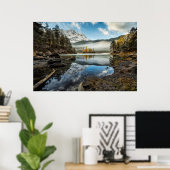 Morning Mood | Meer van Eibsee Poster (Thuiskantoor)