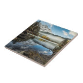 Morning Mood | Meer van Eibsee Tegeltje (Zijkant)