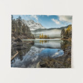 Morning Mood | Meer van Eibsee Wandkleed (Voorkant (horizontaal))
