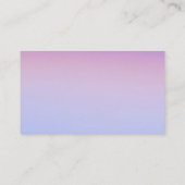 Morning Moon Sky Visitekaartje (Achterkant)