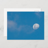 Morning Moon | Zambia, Afrika Briefkaart (Voorkant / Achterkant)