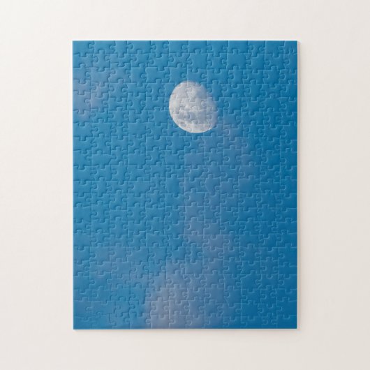 Morning Moon | Zambia, Afrika Legpuzzel (Verticaal)