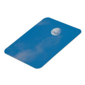 Morning Moon | Zambia, Afrika Magneet (Linkerzijde)