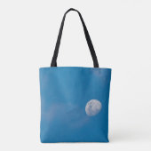 Morning Moon | Zambia, Afrika Tote Bag (Achterkant)