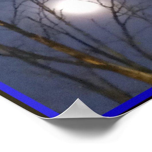 Morning Moonlight Poster (Hoek)