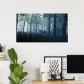 Morning Moose Poster (Thuiskantoor)