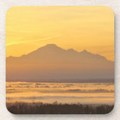 Morning Mountain Magic Bier Onderzetter (Voorkant)