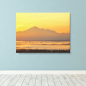 Morning Mountain Magic Canvas Afdruk (Insitu (Houten vloer))