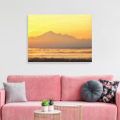 Morning Mountain Magic Canvas Afdruk (Insitu (Woonkamer))