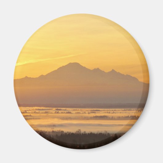 Morning Mountain Magic Magneet (Voorkant)