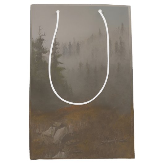 "Morning Mountain" Medium Cadeauzakje (Voorkant)