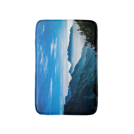 Morning Mountain Mist Landschap Badmat (Voorkant Verticaal)